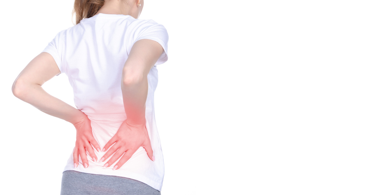 Woman back pain